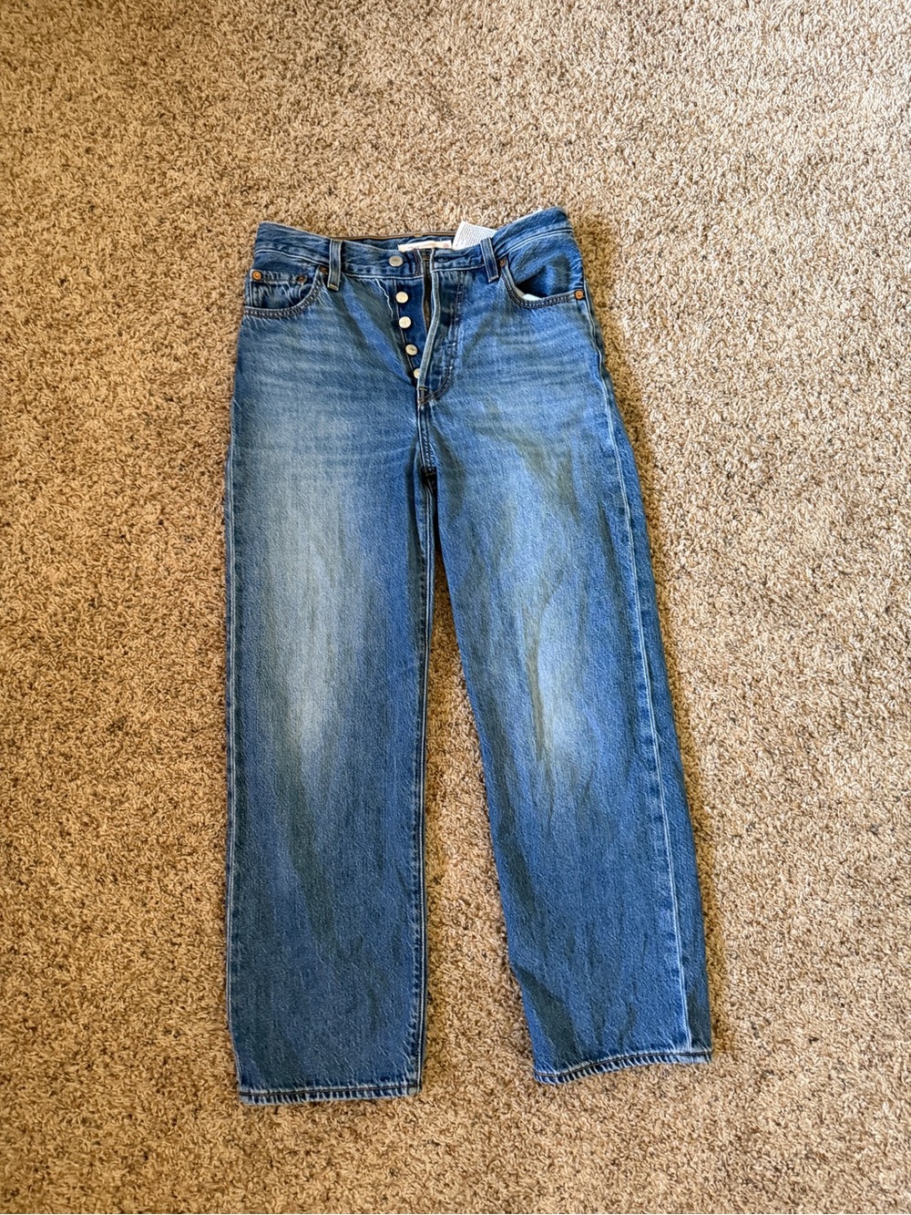 Levi's Straight Leg Jeans in Blue Denim